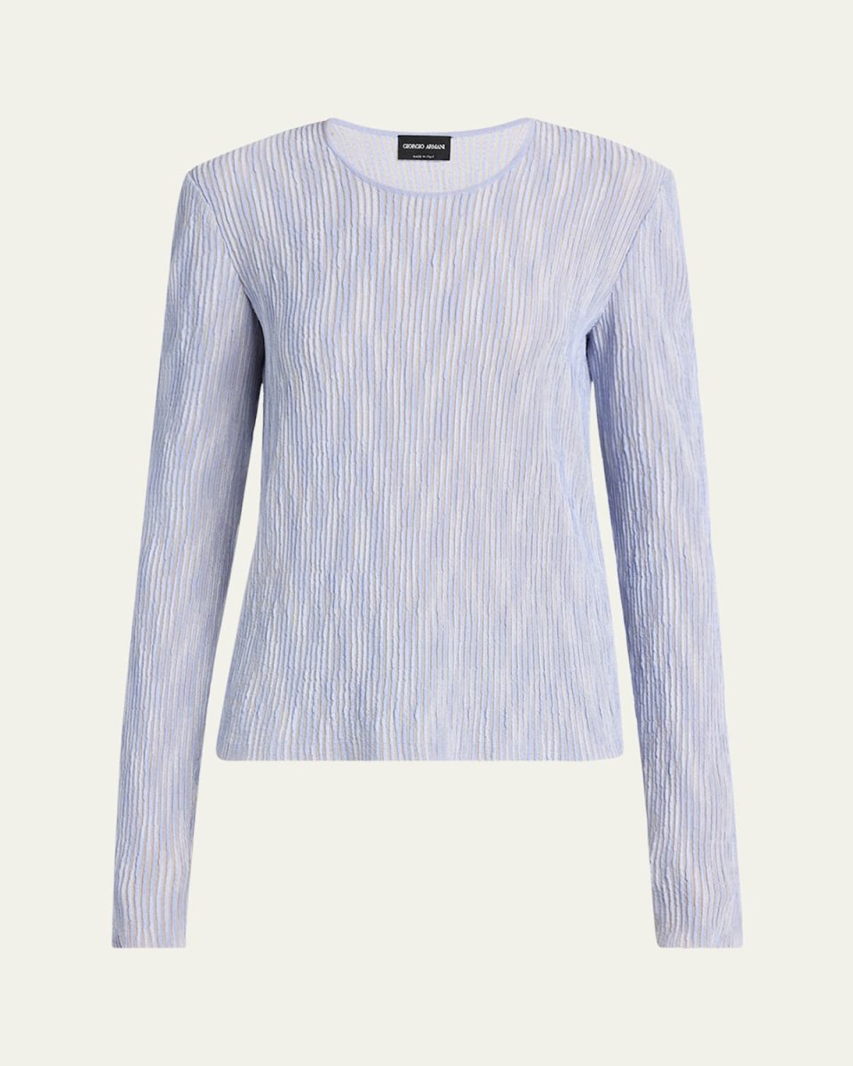 Textured Tie-Dye Sweater